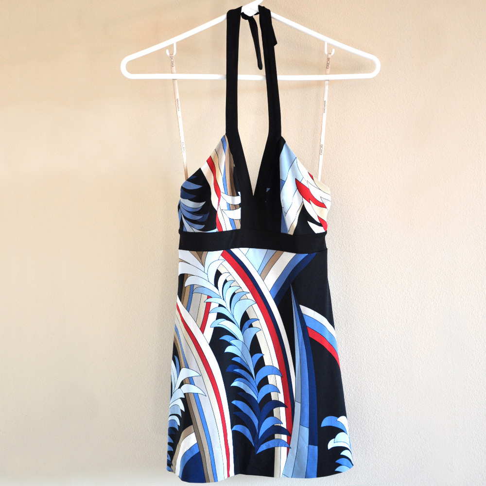 BCBG Maxmazria Backless Halter Top Stretch Size-XS